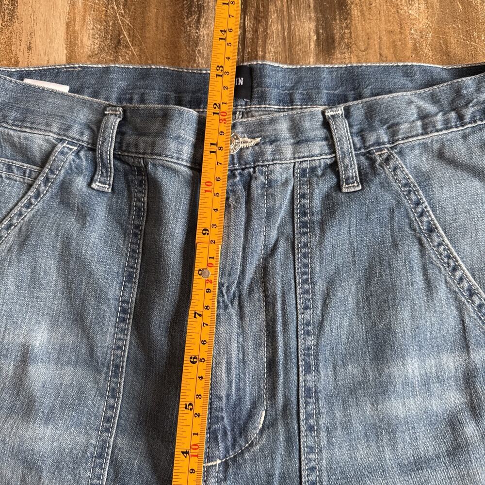 EDWIN Bailee Utility Pant Carpenters Jeans Baggy Denim Relaxed 28 - 30x28 $129 - Picture 7 of 11